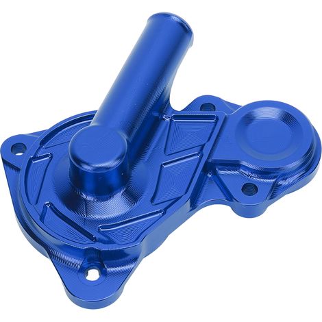 Cache pompe à eau moto protection carter – CNC aluminium remplacement XMAX 125 250 300 400 2017-2024 bleu, refroidissement (1/5)