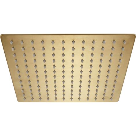 Quadratische Regendusche REA JS-P015BG 30cm Brush Gold (1/5)