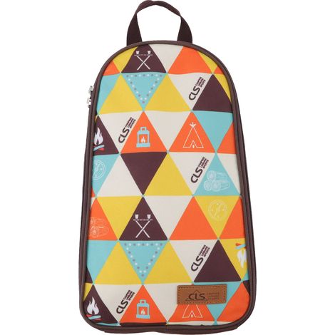 Sac de rangement pour ustensiles de cuisine en polyester, grand espace pour camping et voyage, pochette organisatrice de matériel de cuisson extérieur