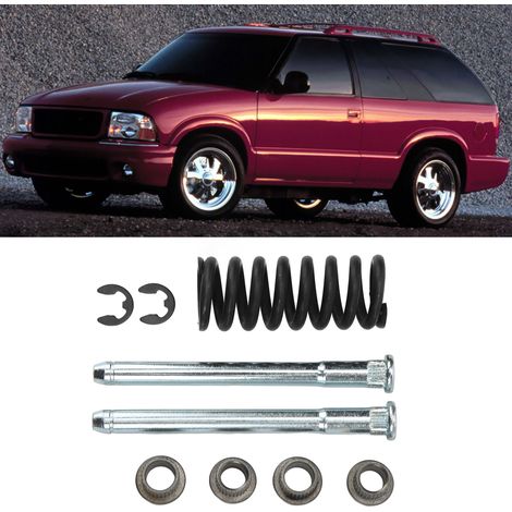 Kit de goupilles de charnière de porte avant et arrière avec ressorts pour Chevy S10 GMC S15 1994-2004 93356553 (11008) (1/5)