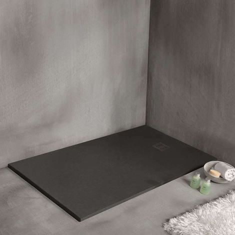 STRATO - PLATO DE DUCHA - Platos de ducha - Negro - 140x70x2CM (1/4)