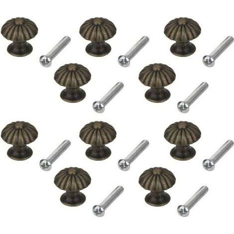 Poignées d'armoire Boutons de meuble Boutons de meuble Boutons de meuble - 10 pièces (1/5)