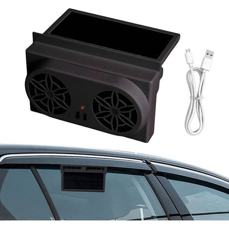 Ventilateur Extracteur Solaire Auto Refroidissement portable (1/5)