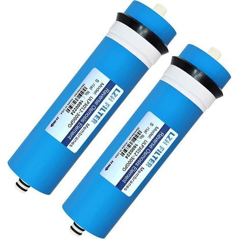 Sostituire il filtro per purificatore d'acqua RO, membrana a osmosi inversa 3012-300 G, per elemento filtrante ad osmosi inversa domestica per alloggiamento della membrana (2 pacchetti) (1/4)