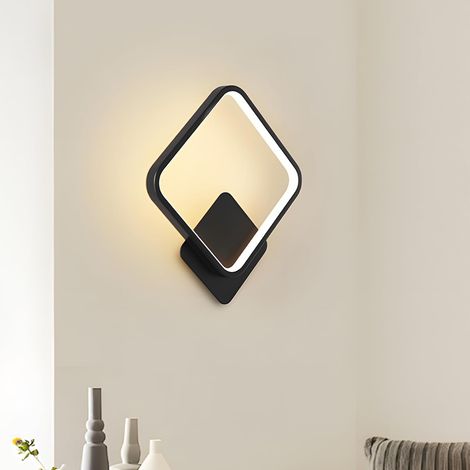 Applique LED 14 W 1600 lm 3 températures – Noir, design intérieur, 3000/4000/6000 K (1/5)