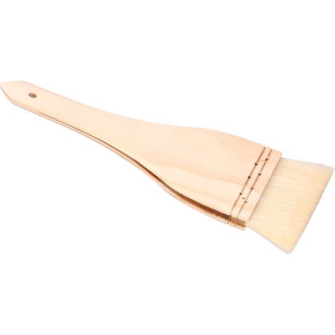 Pinceau à badigeonner en bois, pinceau à pâtisserie ménager, imperméable, étaleur de sauce pour la cuisson au four, la cuisine et le barbecue. (1/5)