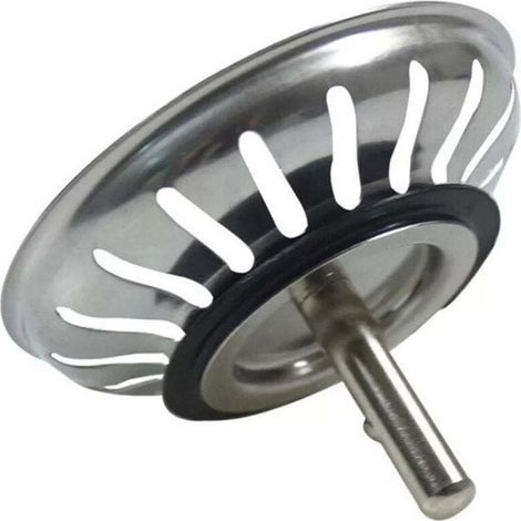 Tapa coladora de acero inoxidable para fregadero de cocina y baño, 1 pieza (1/4)