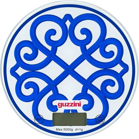 Bilancia in vetro da cucina Harmonia colore blu