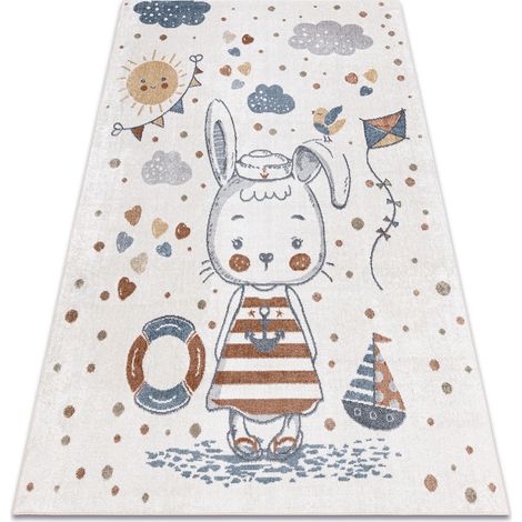Carpet BONO 8441 bunny sailor cream / blue multicolour 280x370 cm