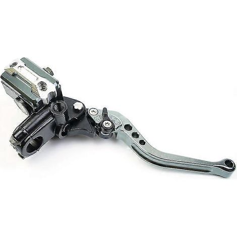 Levier de maître-cylindre d'embrayage 22 mm pour moto Honda CBR600 F4 2005, KX250F, Yamaha R6 2016, Kawasaki Vulcan 1500 (gris, côté droit) (1/5)
