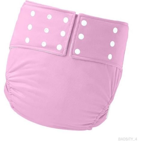 Pantalon d'incontinence - Non spécifié - Taille Unique - Lavable - Rose - Pour adultes (1/4)