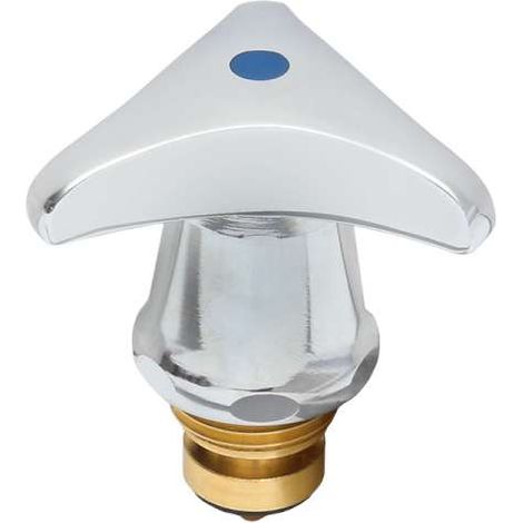 BRUSE Oberteil 1/2" mit Trecorn Griff Markierung blau Chrom
