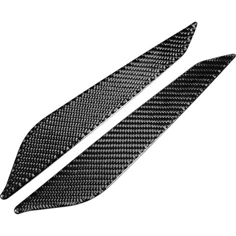 2 pièces Fibre de Carbone Sticker Panneau Latéral Console Centrale Voiture pour Audi A4 B9 2017-2019 (1/5)