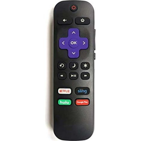 El mando a distancia por infrarrojos es adecuado para sustituir el mando a distancia Insignia ROKU, el mando a distancia del televisor y el mando a distancia inteligente Yingya. (1/5)