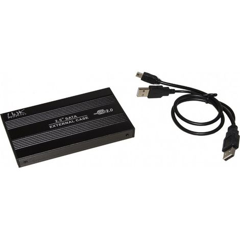 Box Esterno per Hd 2,5" Sata Usb 2.0 (Lkbox252) Nero