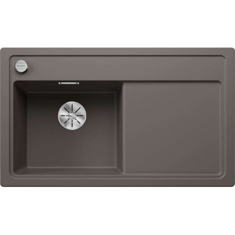 Blanco Zenar 45 - Silgranitspüle, 86x51 cm, mit Ablaufsystembedienung, InFino, grau 527359