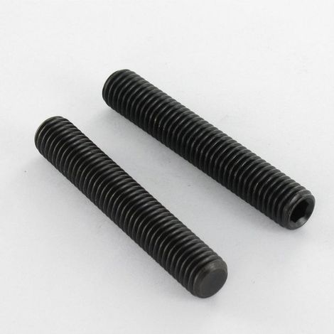 Vis métaux Sans tête six pans creux (sthc) Clé de 5 HC5 M10X55 Bout plat Acier brut-1 pièce (1/3)