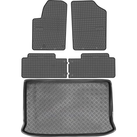 Citroen Berlingo I Kombivan von 1997–2010 SET – Gummi-Automatten + Kofferraummatte