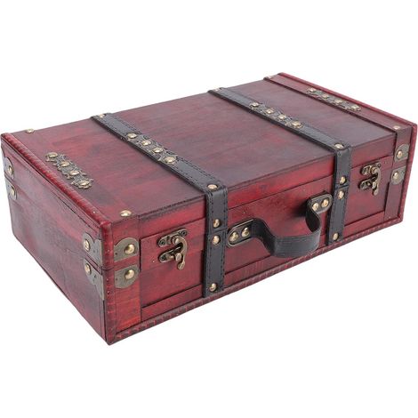 Valise Vintage avec Poignée en Cuir PU (1/5)