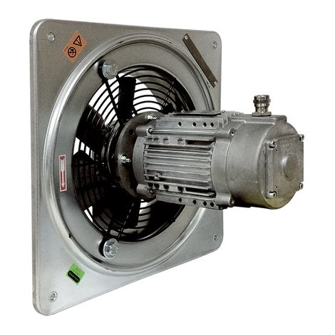 Axialer Wandventilator DAQ 63/6 Ex 9500 m3/h, Nennweite 630, 6-Polig von Maico - 0073.0335