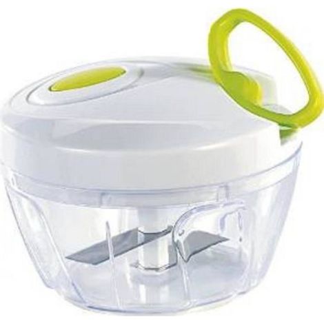 Hachoir Manuel Mini Twist - Pour Fruits Légumes Ail Persil - Sans Électricité - Système À Fil Rotatif - 1 Pièce