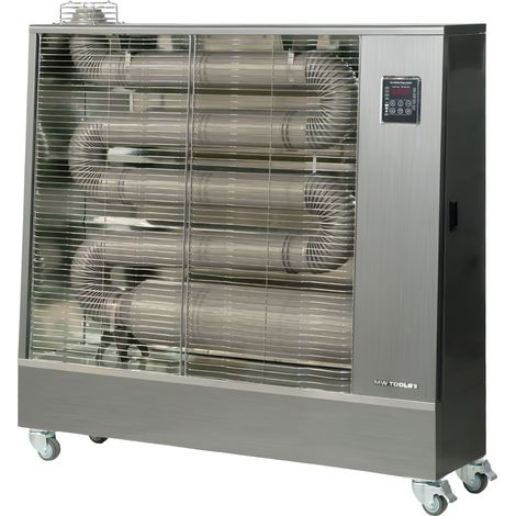 Mw Tools – Chauffage de chantier au fioul 21 kW – Pour locaux jusqu'à 1200 m³ – Silencieux et mobile – SKU WD74IK