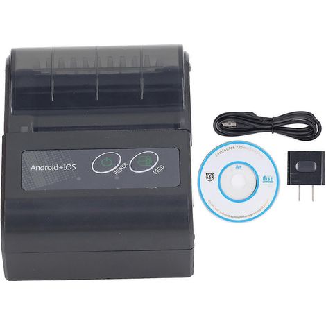 Tragbarer Thermodrucker mit Bluetooth-Funktion, Belegdrucker, Handgerät für Einzelhandel und Kleinunternehmen 1
