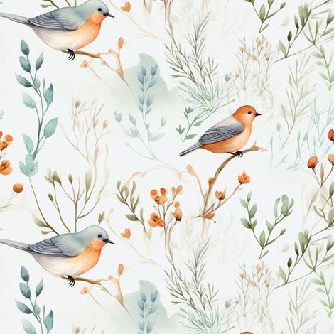 Tela decorativa para exteriores Oxford - Pájaros - DX2115 (1/5)