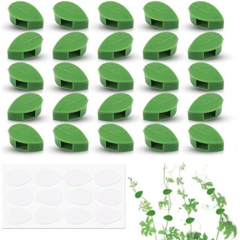 CSPARKV 30Pcs Plant Clip Plant Fixing Clips Wall Vine Support Desk Cable Clip Plant Wall Vine Support Plant Climbing Clip for Gardening Vines Vegetables (1/5)