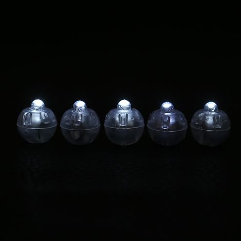 Lot de 100 lampes boules lumineuses blanches à effet lumineux, idéales pour décorer la maison, Noël, un mariage ou une fête. (1/5)