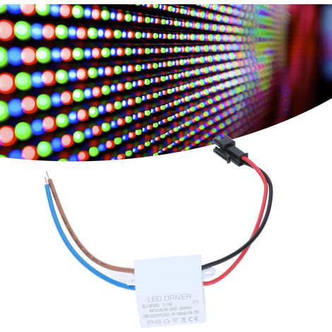 Alimentation LED 3W 500mA, Transformateur AC95-265V vers DC2-4V pour Éclairage LED
