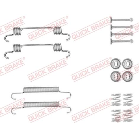 Kit d'accessoires, mâchoires de frein de stationnement Quick Brake 105-0887 KIA