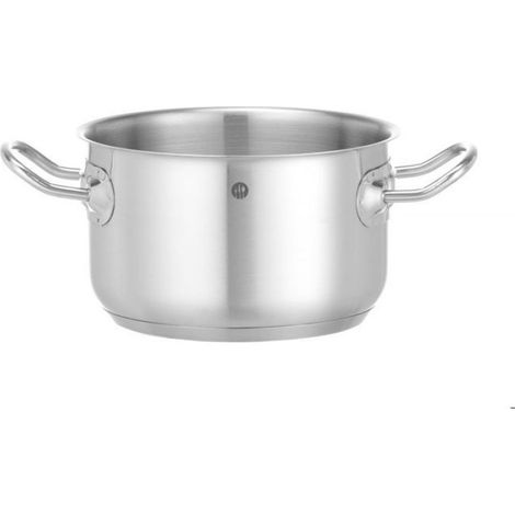 Braisière Sans Couvercle - Fond Capsulé Aluminium Acier Inoxydable - Compatible Induction Et Toutes Sources De Chaleur - Gris - 27.1 x 17.7 x 9.5 Cm (1/3)