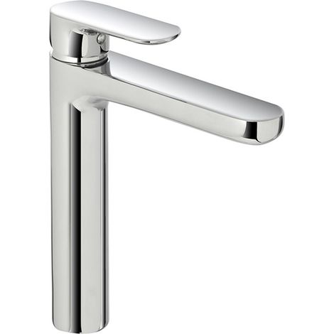 Miscelatore lavabo alto in ottone cromato con piletta click clack Kreo (1/2)
