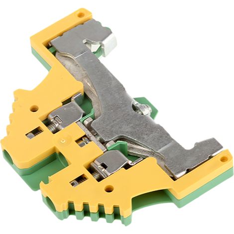 Borne PE Weidmuller WPE, 0.5  4mm², A visser, Vert/Jaune ( Prix pour 1 )
