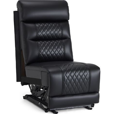 M MCombo Mittelsitz für 2er Kinosessel 7705MS (Kunstleder,Schwarz) (1/5)