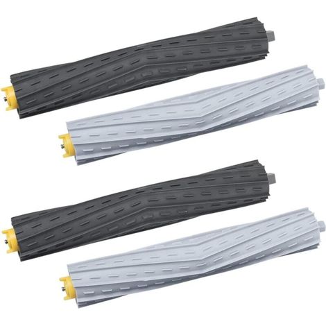 Lot de 2 brosses en caoutchouc pour aspirateur robot iRobot séries 800 et 900, brosse à rouleau de rechange pour Roomba 850 860 861 866 870 880 890 960 980 (1/3)