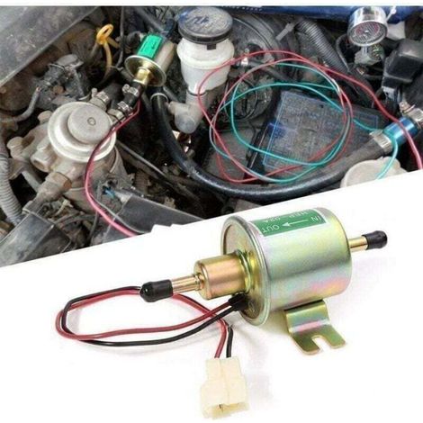 Pompe à Carburant - Pompe à Essence Électrique 12 V - Pour Essence et Diesel - Basse Pression - Universelle - 1 Pièce (1/4)