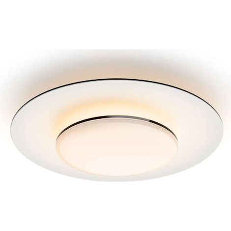Philips Beleuchtung - LED-Deckenleuchte, Durchmesser 40 cm, 2700 K, 30 W, dimmbar, weiß/schwarz 929003315801 (1/5)