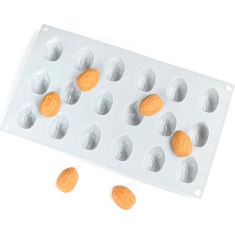 Silikon-Backformen zur Herstellung von Schokolade, Kuchen, Gelee und Nüssen (1/2)