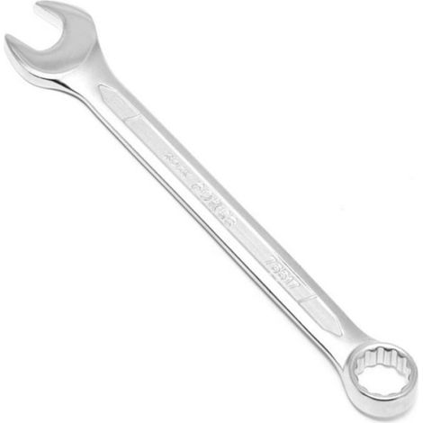 Clé Plate 19 mm - Longueur 230 mm - Acier Chrome-Vanadium - Pour Raccords Filetés Usés - 1 Pièce