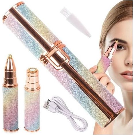Épilateur à sourcils/tondeuse faciale rechargeable 2 en 1-Online Store (1/5)