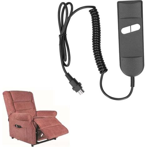 Comando manuale per poltrona reclinabile o poltrona elevabile elettrica a due pulsanti e 5 pin,  interruttore manuale per poltrona reclinabile/elevabile elettrica (1/4)