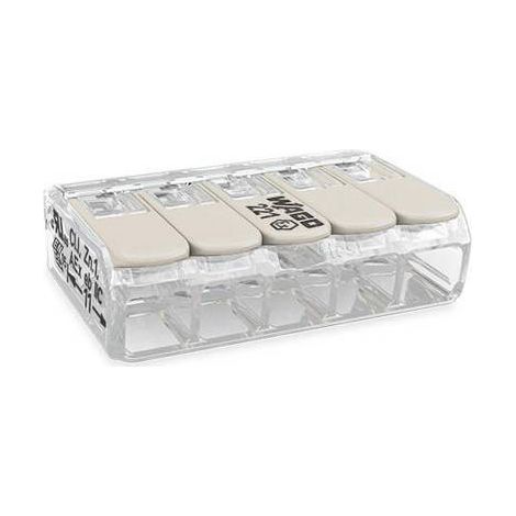 WAGO 221-485 Borne de raccordement flexible: 0.20-4 mm² rigide: 0.20-4 mm² Nombre de pôles: 5 1 pc(s (1/2)