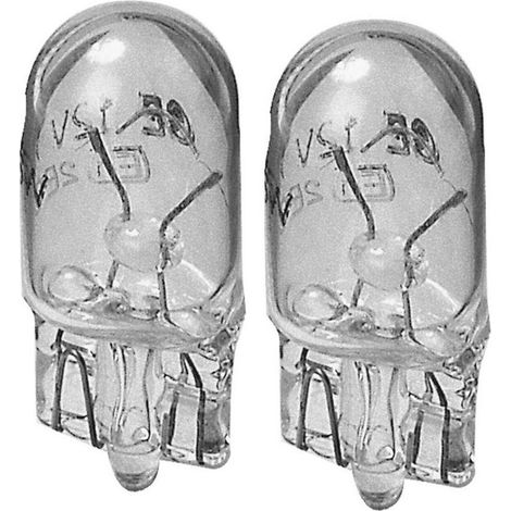 SET 2 LAMPADINE AUTO W5W 12V PHILIPS VISION