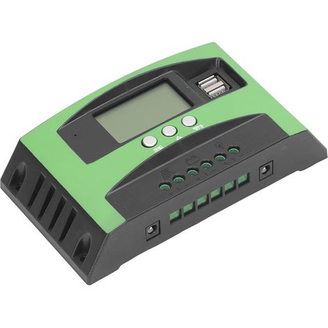Solar-Laderegler mit LCD-Anzeige für Photovoltaik-Solarmodule, intelligenter Regler 12 V/24 V/100 A (1/5)