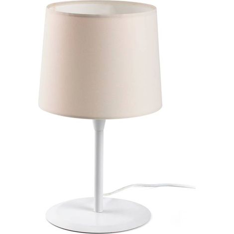 Faro CONGA - Tischlampe Round Tapered White, E27 (1/3)