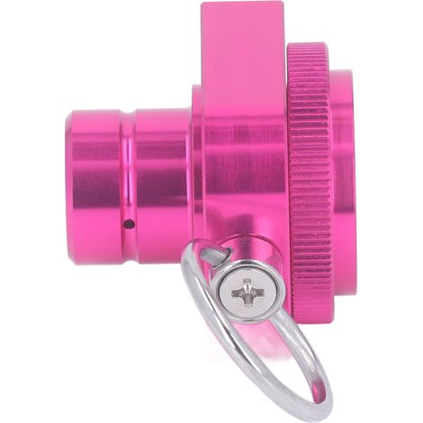Adaptateur rapide CO2 en laiton et alliage d'aluminium TR21, filetage mâle 4, avec anneau de traction (1/5)