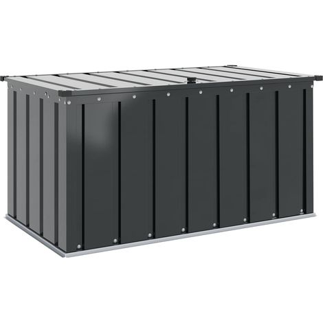 Maison Exclusive - Scatola di Stoccaggio per Giardino Nero 101 x 56,5 x 50 cm