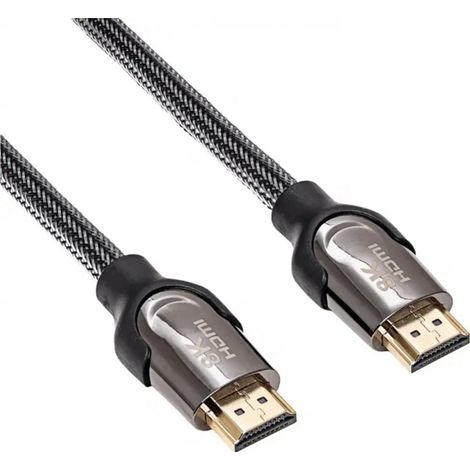 Câble de raccordement Akyga Fiche mâle HDMI-A 0.5 m noir AK-HD-05S Câble HDMI